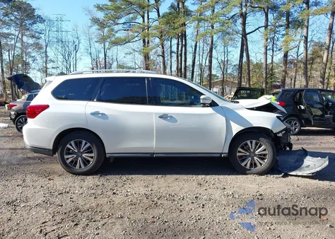 2017 Nissan Pathfinder Sl из США, поврежденный, VIN 5N1DR2MM3HC902020